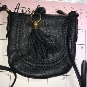 BRAND NEW LEATHER cross body bag